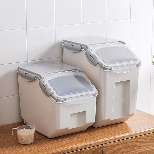 storage bottles & jars household simple creative sealed rice barreled box 20 pounds plastic insect-proof flour barrel kitchen lb50520
storage bottles & jars household simple creative sealed rice barreled box 20 pounds plastic insect-proof flour barrel kitchen lb50520