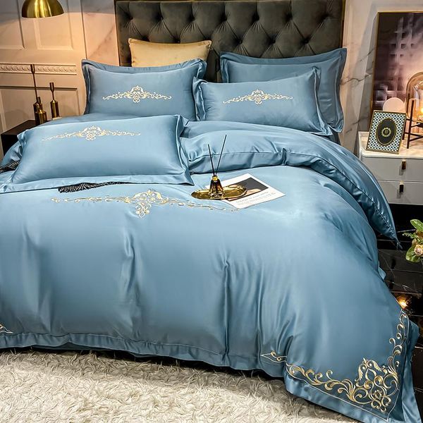 luxury 100% wash silk embroidery bedding set gray duvet cover red king 220x240 4pcs bedclothes bed sheet linens pillowcase sets
luxury 100% wash silk embroidery bedding set gray duvet cover red king 220x240 4pcs bedclothes bed sheet linens pillowcase sets