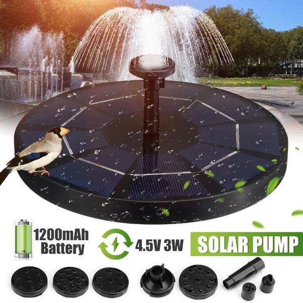 1200mah battery solar fountain floating garden water pool pond decoration powered 4.5v3w pump decorations
1200mah battery solar fountain floating garden water pool pond decoration powered 4.5v3w pump decorations