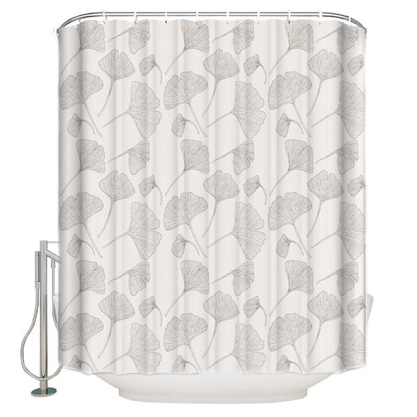 shower curtains curtain waterproof polyester fabric ginkgo leaves texture pink 
shower curtains curtain waterproof polyester fabric ginkgo leaves texture pink