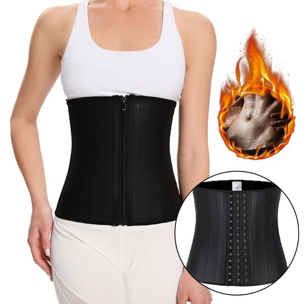 women's shapers shinning latex waist trainer 25 spiral steel boned black slimming cincher 3 hooks and eyes zipper underwear corselet, Black;white
women's shapers shinning latex waist trainer 25 spiral steel boned black slimming cincher 3 hooks and eyes zipper underwear corselet, Black;white