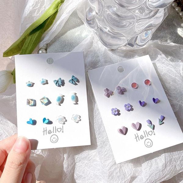 stud 2021 fashion korean trend heart flower geometric earrings women's set small and exquisite girl party birthday, Golden;silver
stud 2021 fashion korean trend heart flower geometric earrings women's set small and exquisite girl party birthday, Golden;silver