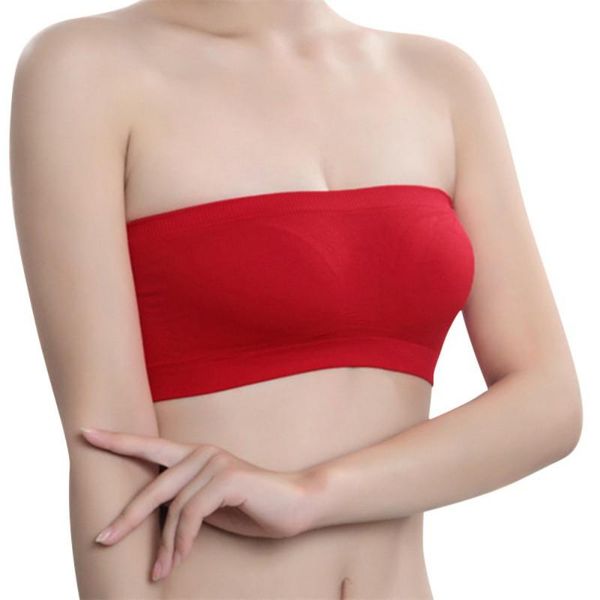 bras 2021 fashion women strapless boob brassiere ladies lingerie girl bandeau seamless bralette, Red;black
bras 2021 fashion women strapless boob brassiere ladies lingerie girl bandeau seamless bralette, Red;black