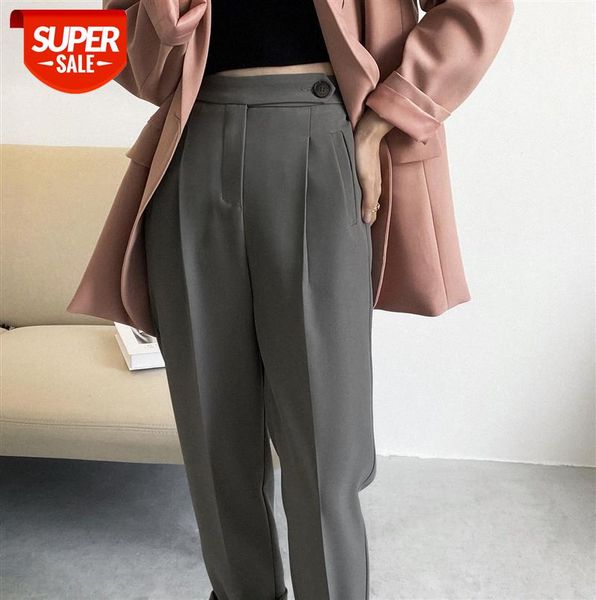 zhi chenxi basic high-waist cigarette suit pants women korean elastic waist solid color trousers 8176 #te3x, Black;gray
zhi chenxi basic high-waist cigarette suit pants women korean elastic waist solid color trousers 8176 #te3x, Black;gray
