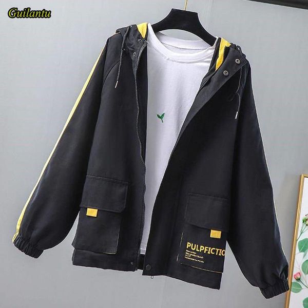 women's jackets guilantu spring autumn coat women hooded zipper patchwork basic jacket womens casual punk streetwear windbreaker outerw, Black;brown
women's jackets guilantu spring autumn coat women hooded zipper patchwork basic jacket womens casual punk streetwear windbreaker outerw, Black;brown