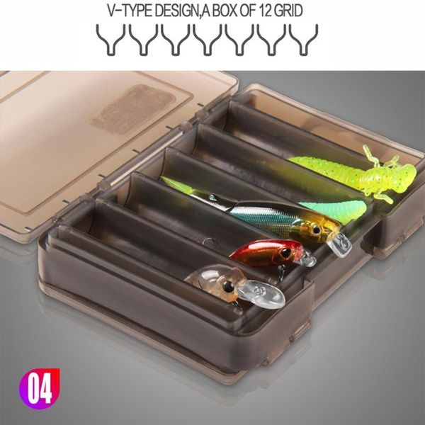 fishing accessories durable double-sided lures tackle box transparent waterproof bait hook storage case organizer
fishing accessories durable double-sided lures tackle box transparent waterproof bait hook storage case organizer