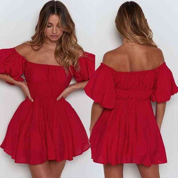 summer mini dress short sleeve female high waist black loose a line women dress puff sleeve, Black;gray
summer mini dress short sleeve female high waist black loose a line women dress puff sleeve, Black;gray