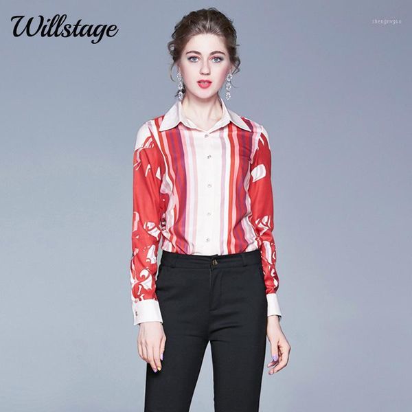 willstage 2021 autumn light stripe positioning printed shirts women red blouse long sleeve office ladies work wear clothes women's blou, White
willstage 2021 autumn light stripe positioning printed shirts women red blouse long sleeve office ladies work wear clothes women's blou, White