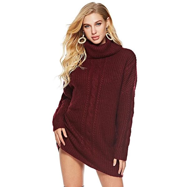 women's sweaters manufacturers 2021 autumn and winter high-neck sweater large size long knitted pullovers zj070, White;black
women's sweaters manufacturers 2021 autumn and winter high-neck sweater large size long knitted pullovers zj070, White;black