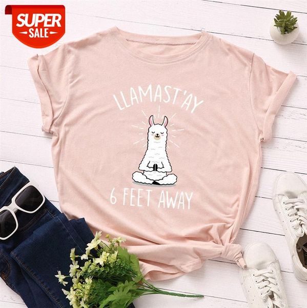 spot cross-border european and american women's buddhist llama loose round neck short-sleeved cotton t-shirt women #kp88, White
spot cross-border european and american women's buddhist llama loose round neck short-sleeved cotton t-shirt women #kp88, White