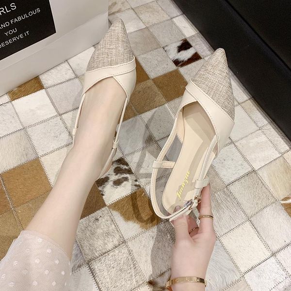 sandals women pointed toe flats buckle strap elegant ladies summer shoes handmade zapatillas mujer, Black
sandals women pointed toe flats buckle strap elegant ladies summer shoes handmade zapatillas mujer, Black