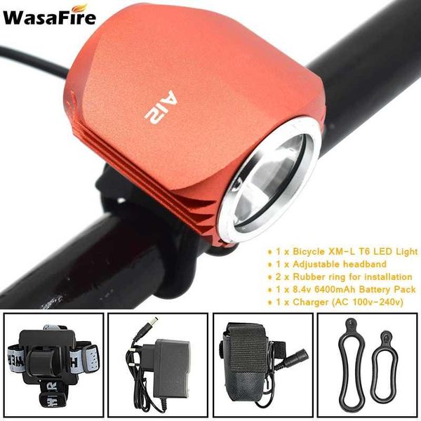 wasafire 2500lm super bright bike light xm-l2 led bicycle front cycling head lamps with rechargeable 6400mah battery pack lights
wasafire 2500lm super bright bike light xm-l2 led bicycle front cycling head lamps with rechargeable 6400mah battery pack lights