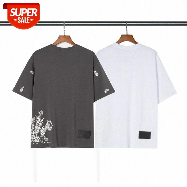 tide brand welldone men and women round neck short-sleeved cashew print pattern t-shirt #3n16, White;black
tide brand welldone men and women round neck short-sleeved cashew print pattern t-shirt #3n16, White;black