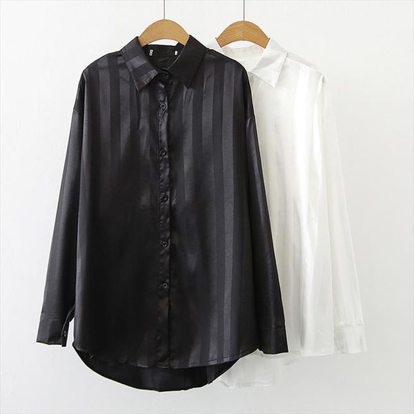fashion jacquard casual solid satin women blouses spring autumn long sleeve blusas mujer, White
fashion jacquard casual solid satin women blouses spring autumn long sleeve blusas mujer, White