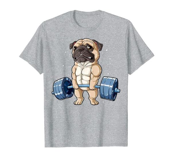 men's t-shirts pug weightlifting funny deadlift men fitness gym workout tee t-shirt, White;black
men's t-shirts pug weightlifting funny deadlift men fitness gym workout tee t-shirt, White;black