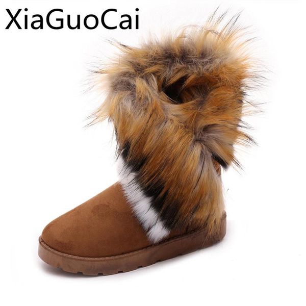 fur brand winter warm women snow boots round toe mid-calf female flock faux ladies, Black
fur brand winter warm women snow boots round toe mid-calf female flock faux ladies, Black