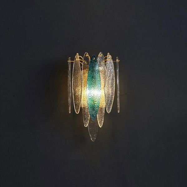 chandeliers art deco led postmodern glass iron blue gold designer lamp light wall sconce for bedroom corridor
chandeliers art deco led postmodern glass iron blue gold designer lamp light wall sconce for bedroom corridor