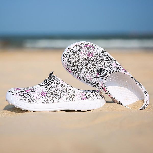 printing summer slippers women hollow out breathable beach flip flops casual slip-on flats sandals tx244, Black
printing summer slippers women hollow out breathable beach flip flops casual slip-on flats sandals tx244, Black