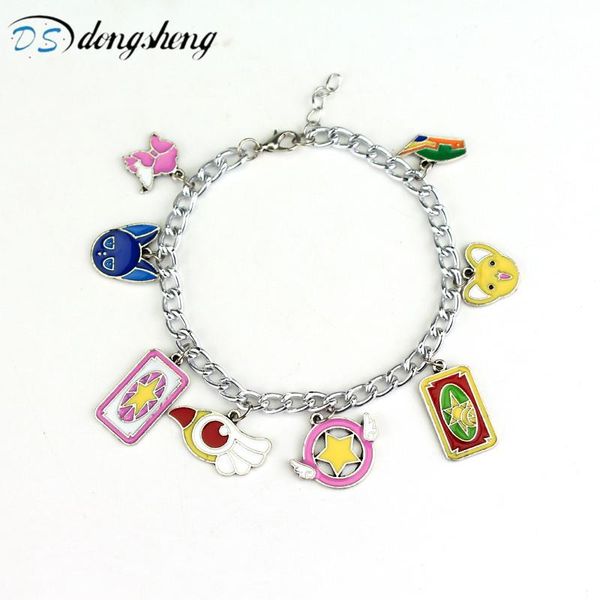 link, chain dongsheng anime is a class cardcaptor sakura magic card girl moka variety charms bracelets for women gift-25, Black
link, chain dongsheng anime is a class cardcaptor sakura magic card girl moka variety charms bracelets for women gift-25, Black