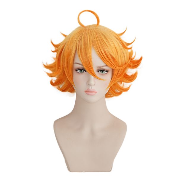 emma cosplay wig anime yakusoku no neverland the promised neverland orange heat resistant synthetic hair wigs + wig cap, Black
emma cosplay wig anime yakusoku no neverland the promised neverland orange heat resistant synthetic hair wigs + wig cap, Black