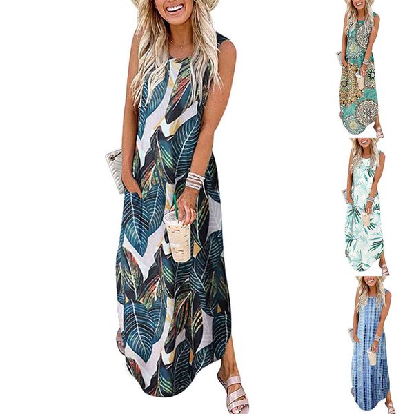 charming dresses tie dye print long loose poet sleeveless split, Black;gray
charming dresses tie dye print long loose poet sleeveless split, Black;gray
