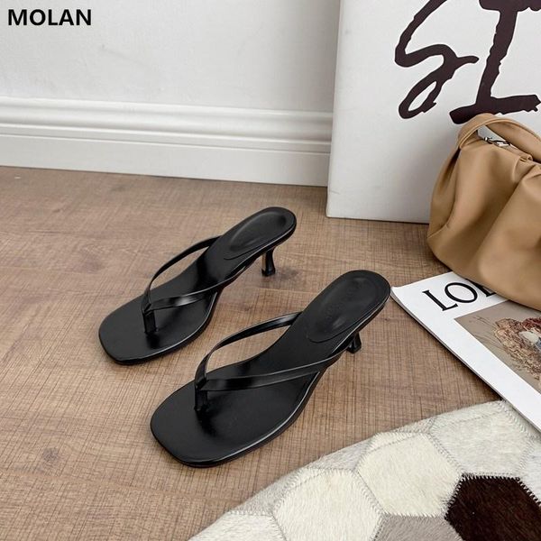 dress shoes 2021 summer fashion good leather sandals high thin heels clip toe lady pumps slip on slippers mules flip-flops outside, Black
dress shoes 2021 summer fashion good leather sandals high thin heels clip toe lady pumps slip on slippers mules flip-flops outside, Black