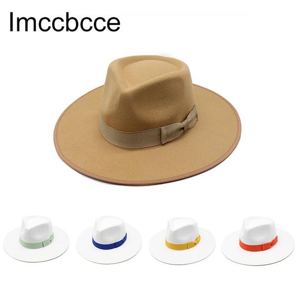 wide brim hats retro style fedora big warm imitation woolen felt women men hat bow flat jazz caps round bowler, Blue;gray
wide brim hats retro style fedora big warm imitation woolen felt women men hat bow flat jazz caps round bowler, Blue;gray