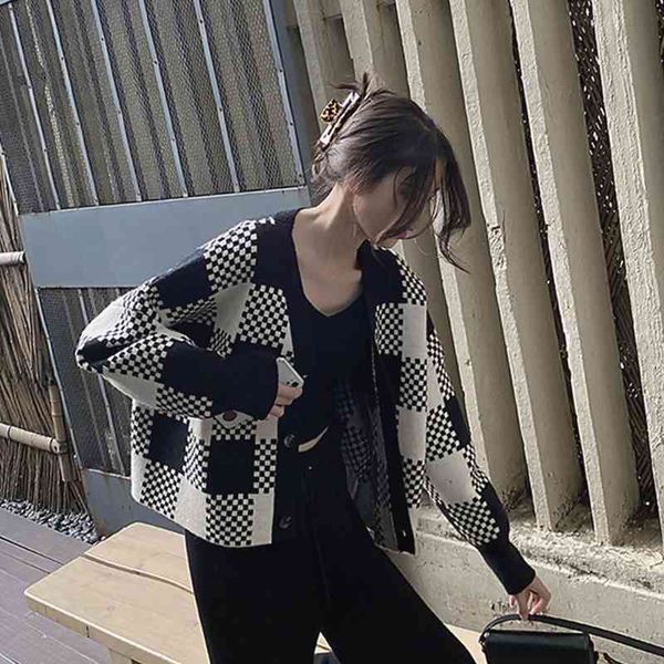 women's sweaters novo suéter feminino de primavera e outono, curto, cardigã solto malha, jaqueta t632, White;black
women's sweaters novo suéter feminino de primavera e outono, curto, cardigã solto malha, jaqueta t632, White;black