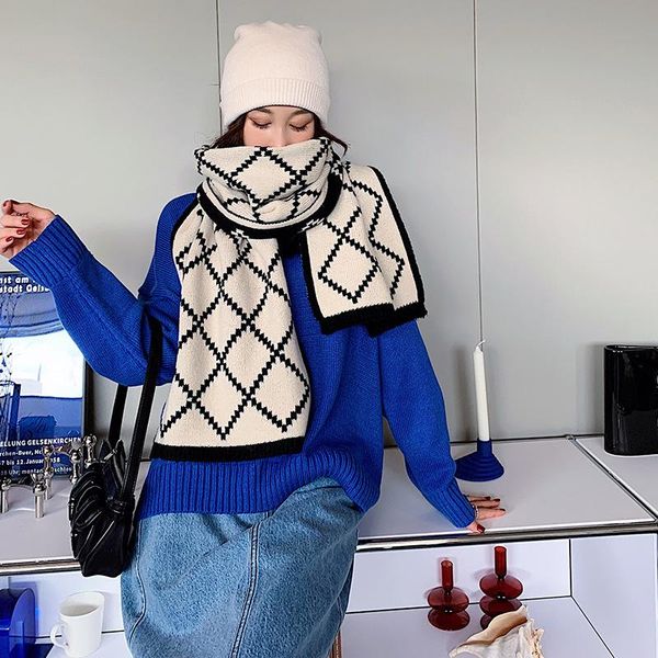 scarves 2021 fashion black plaid scarf for women winter shawl female pashmina ladies warp blanket, Blue;gray
scarves 2021 fashion black plaid scarf for women winter shawl female pashmina ladies warp blanket, Blue;gray