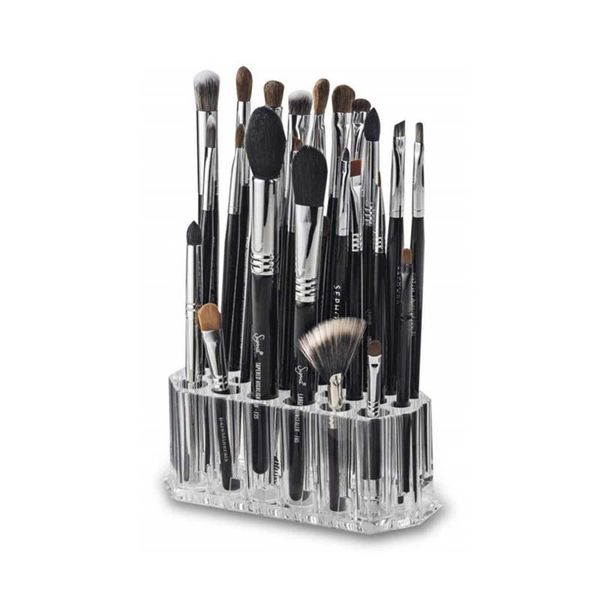 bathroom storage & organization acrylic 26 hole transparent box eyebrow pencil eyeliner pen finishing stationery makeup brush display stand
bathroom storage & organization acrylic 26 hole transparent box eyebrow pencil eyeliner pen finishing stationery makeup brush display stand