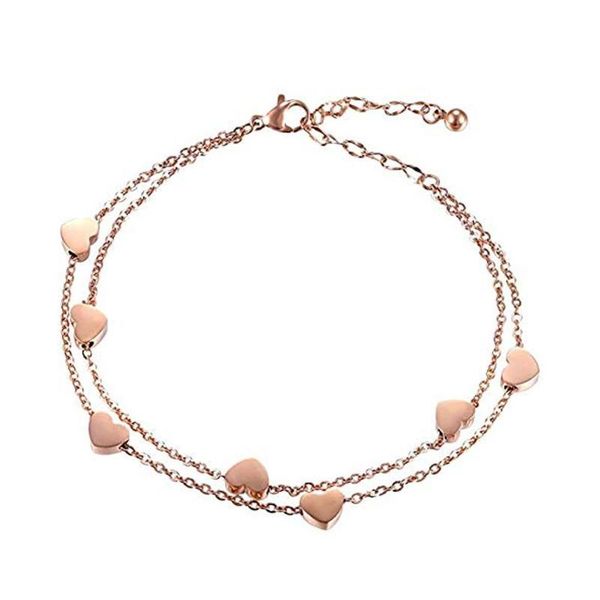 charm bracelets fashion women bracelet alloy heart dual layer chain party jewelry gift woman's accesories, Golden;silver
charm bracelets fashion women bracelet alloy heart dual layer chain party jewelry gift woman's accesories, Golden;silver