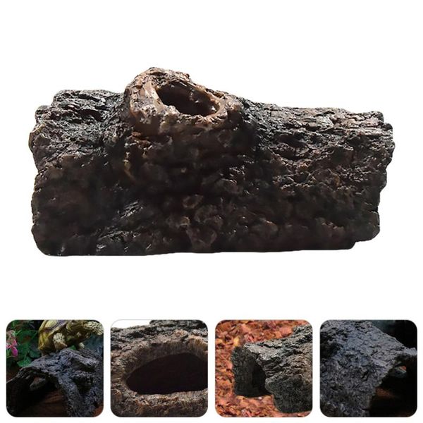 1pc simulation hiding cave resin aquarium tree bark ornament for fish reptile decorations
1pc simulation hiding cave resin aquarium tree bark ornament for fish reptile decorations