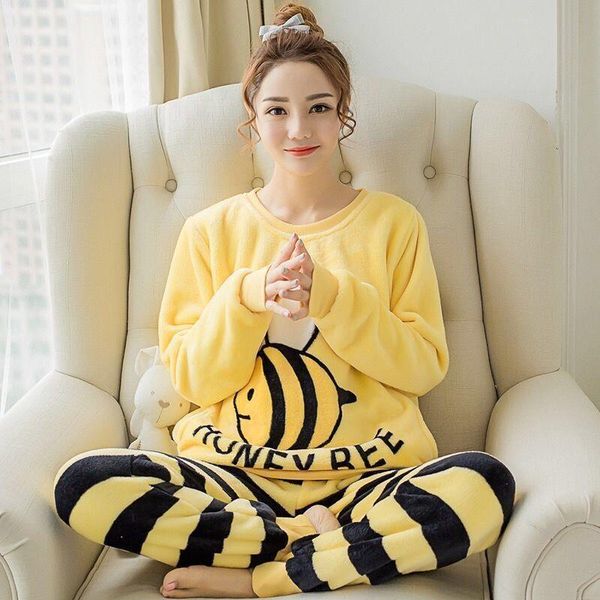 korean women sleepwear flannel warm pajamas for long sleeve home suit ladies cartoon velvet pajama set thick sets pyjamas, Black;red
korean women sleepwear flannel warm pajamas for long sleeve home suit ladies cartoon velvet pajama set thick sets pyjamas, Black;red