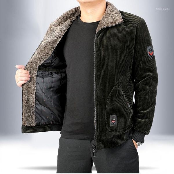 men's jackets autumn winter clothing corduroy padded coat loose casual thick cotton liner jacket hombre plus velvet warm outerwear m-4x, Black;brown
men's jackets autumn winter clothing corduroy padded coat loose casual thick cotton liner jacket hombre plus velvet warm outerwear m-4x, Black;brown