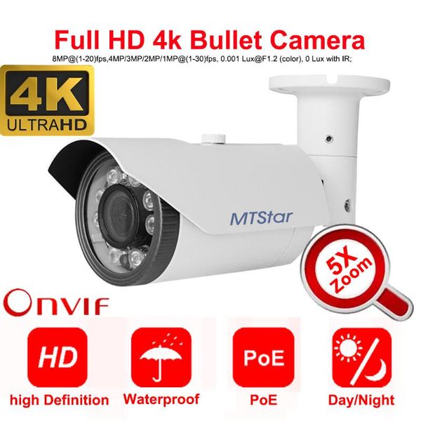 mtstar 4k(8mp) ip camera ir night vision outdoor waterproof p2p onvif poe security cameras
mtstar 4k(8mp) ip camera ir night vision outdoor waterproof p2p onvif poe security cameras