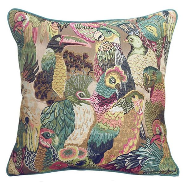 cushion/decorative pillow wildlife jungle parrot cushion cover couch outdoor decorative case retro bird jacquard art home sofa chair coussin
cushion/decorative pillow wildlife jungle parrot cushion cover couch outdoor decorative case retro bird jacquard art home sofa chair coussin