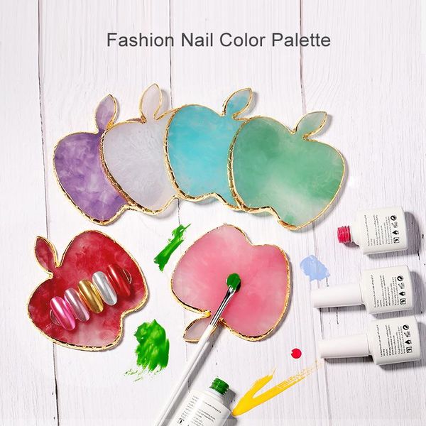 nail art kits 1 pc creative apple shape design palette painting tools gel polish color for store salon manicure
nail art kits 1 pc creative apple shape design palette painting tools gel polish color for store salon manicure