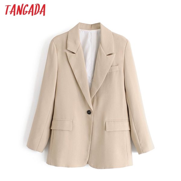 women spring elegant blazer coat one button vintage long sleeve pockets casual outerwear chic veste da86 210416, Black
women spring elegant blazer coat one button vintage long sleeve pockets casual outerwear chic veste da86 210416, Black