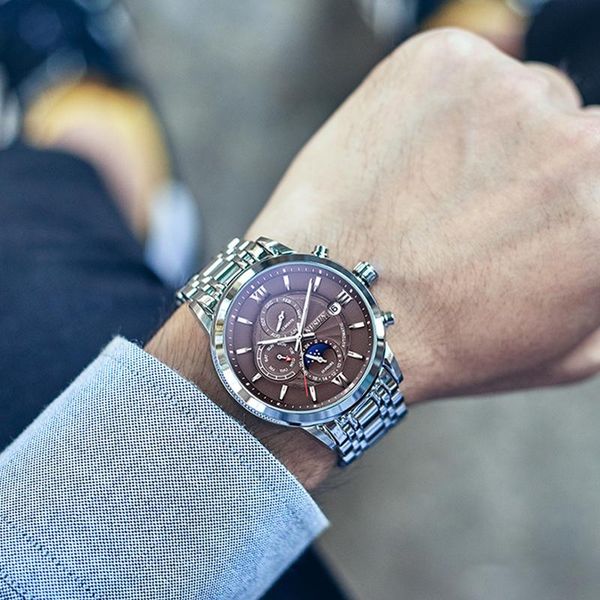 wristwatches nesun brand fashion simple waterproof sports men's watch casual business luminous automatic mechanical watches relogio mas, Slivery;brown
wristwatches nesun brand fashion simple waterproof sports men's watch casual business luminous automatic mechanical watches relogio mas, Slivery;brown