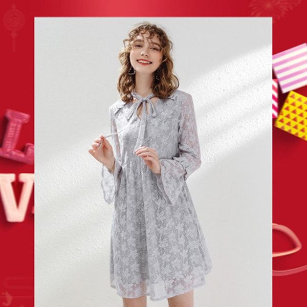 casual dresses 2021 spring fashion slim female vestidos solid long sleeve ladies dress lace splice high quatily women lt288, Black;gray
casual dresses 2021 spring fashion slim female vestidos solid long sleeve ladies dress lace splice high quatily women lt288, Black;gray