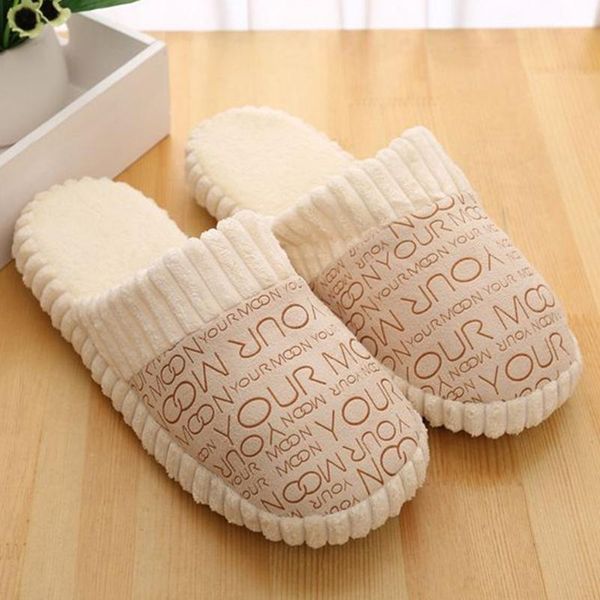 autumn winter cotton slippers warm letters splicing soft anti-slip comfortable couple, Black
autumn winter cotton slippers warm letters splicing soft anti-slip comfortable couple, Black