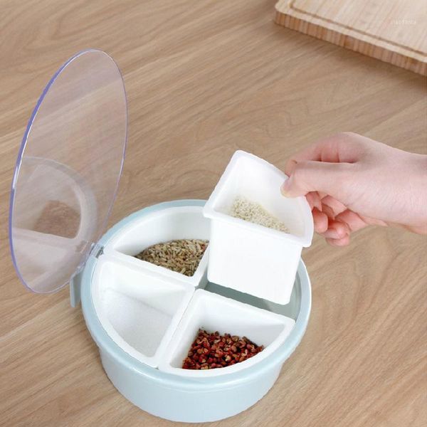 storage bottles & jars kitchenace plastic 4in1 kitchen spice seasoning box salt pepper cumin organize container with flip cover
storage bottles & jars kitchenace plastic 4in1 kitchen spice seasoning box salt pepper cumin organize container with flip cover