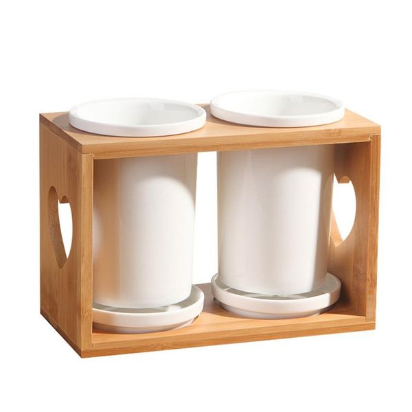 household ceramic chopsticks storage rack double hole drain holder shovel spoon knife fork box kitchen & organization
household ceramic chopsticks storage rack double hole drain holder shovel spoon knife fork box kitchen & organization