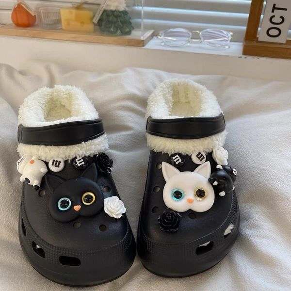 slippers 2021 winter lovely girls warm waterproof women couples non-slip plush cotton indoor home autumn female flip flops, Black
slippers 2021 winter lovely girls warm waterproof women couples non-slip plush cotton indoor home autumn female flip flops, Black