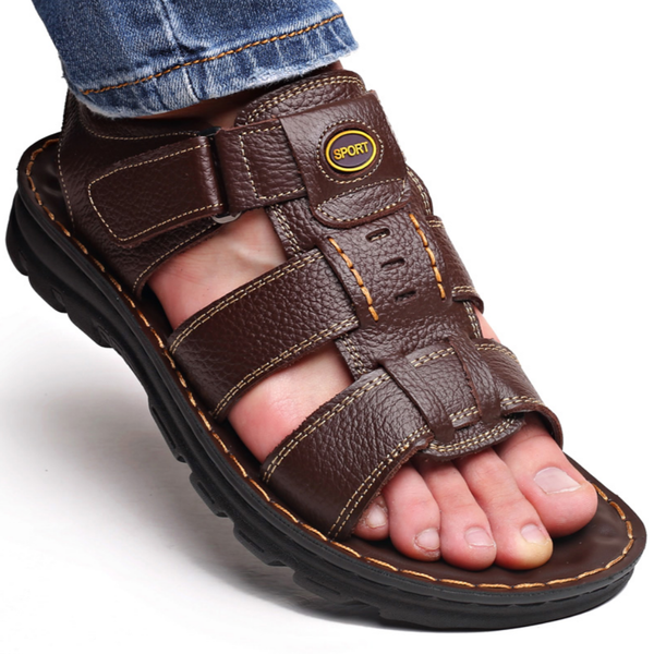summer men slippers genuine leather sandals outdoor casual sandalias hombre for beach shoes hollow chaussure zapatillas, Black
summer men slippers genuine leather sandals outdoor casual sandalias hombre for beach shoes hollow chaussure zapatillas, Black