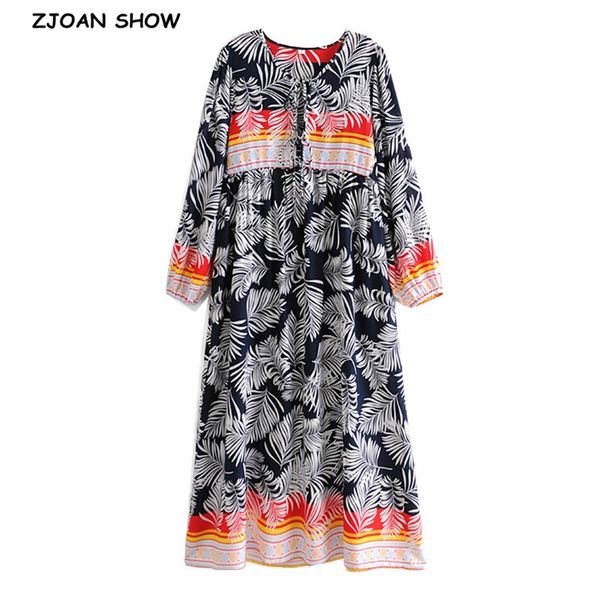 casual dresses 2021 spring bohemia bandage lacing up collar contrast color leaves print dress boho woman long sleeve holiday beach, Black;gray
casual dresses 2021 spring bohemia bandage lacing up collar contrast color leaves print dress boho woman long sleeve holiday beach, Black;gray
