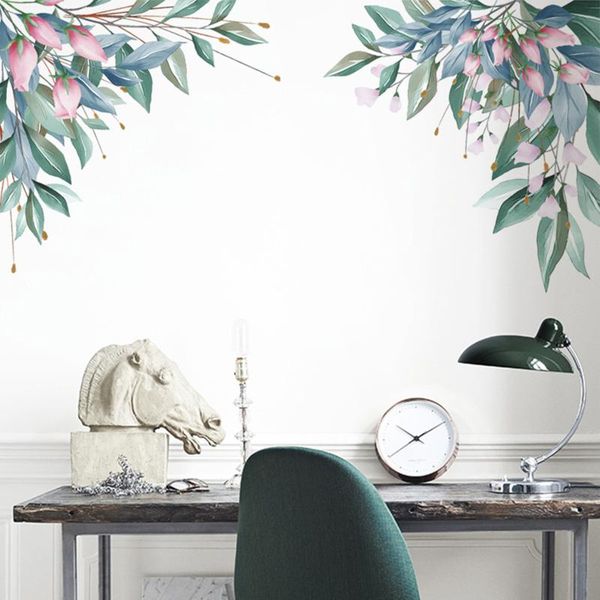 pink rose flowers wall stickers for living room bedroom decor pvc leaf decals art murals poster home decoration
pink rose flowers wall stickers for living room bedroom decor pvc leaf decals art murals poster home decoration