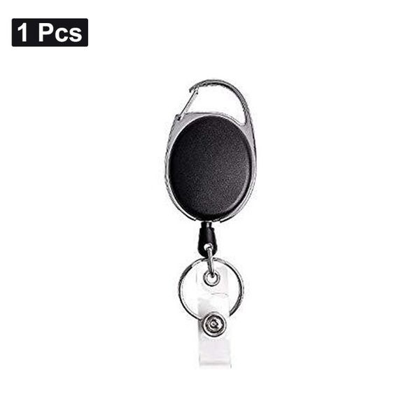 keychains 60cm black wire rope keychain badge reel retractable recoil anti lost key ring outdoor return chain, Silver
keychains 60cm black wire rope keychain badge reel retractable recoil anti lost key ring outdoor return chain, Silver