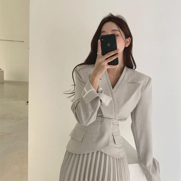 women's suits & blazers pinkou women stylish slim blazer long sleeve hidden button thin jacket back split simple style summer casual ca, White;black
women's suits & blazers pinkou women stylish slim blazer long sleeve hidden button thin jacket back split simple style summer casual ca, White;black