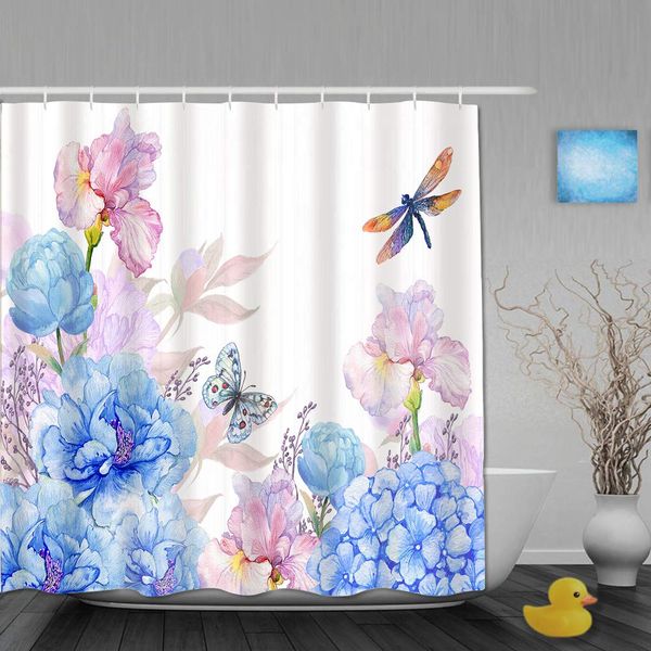polyester fabric shower curtain set with 12 plastic hooks decorative bath curtains,floral background illustration watercolor 
polyester fabric shower curtain set with 12 plastic hooks decorative bath curtains,floral background illustration watercolor